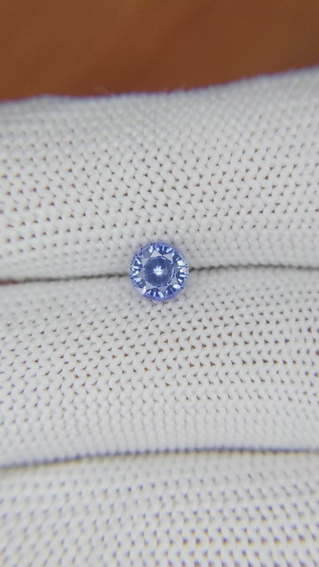 0.75 Ct. Blue Sapphire from Ceylon (Sri Lanka) Size Video