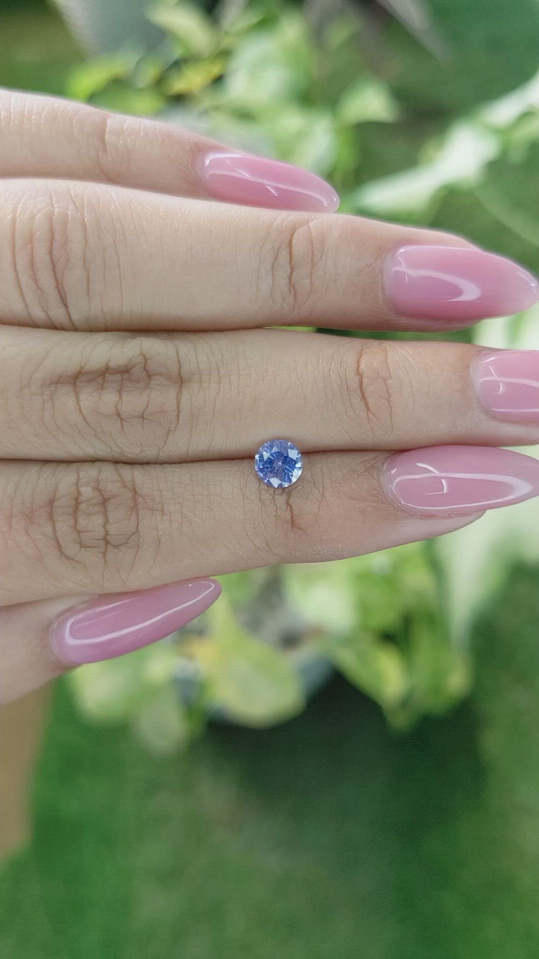 0.75 Ct. Blue Sapphire from Ceylon (Sri Lanka) Size Video