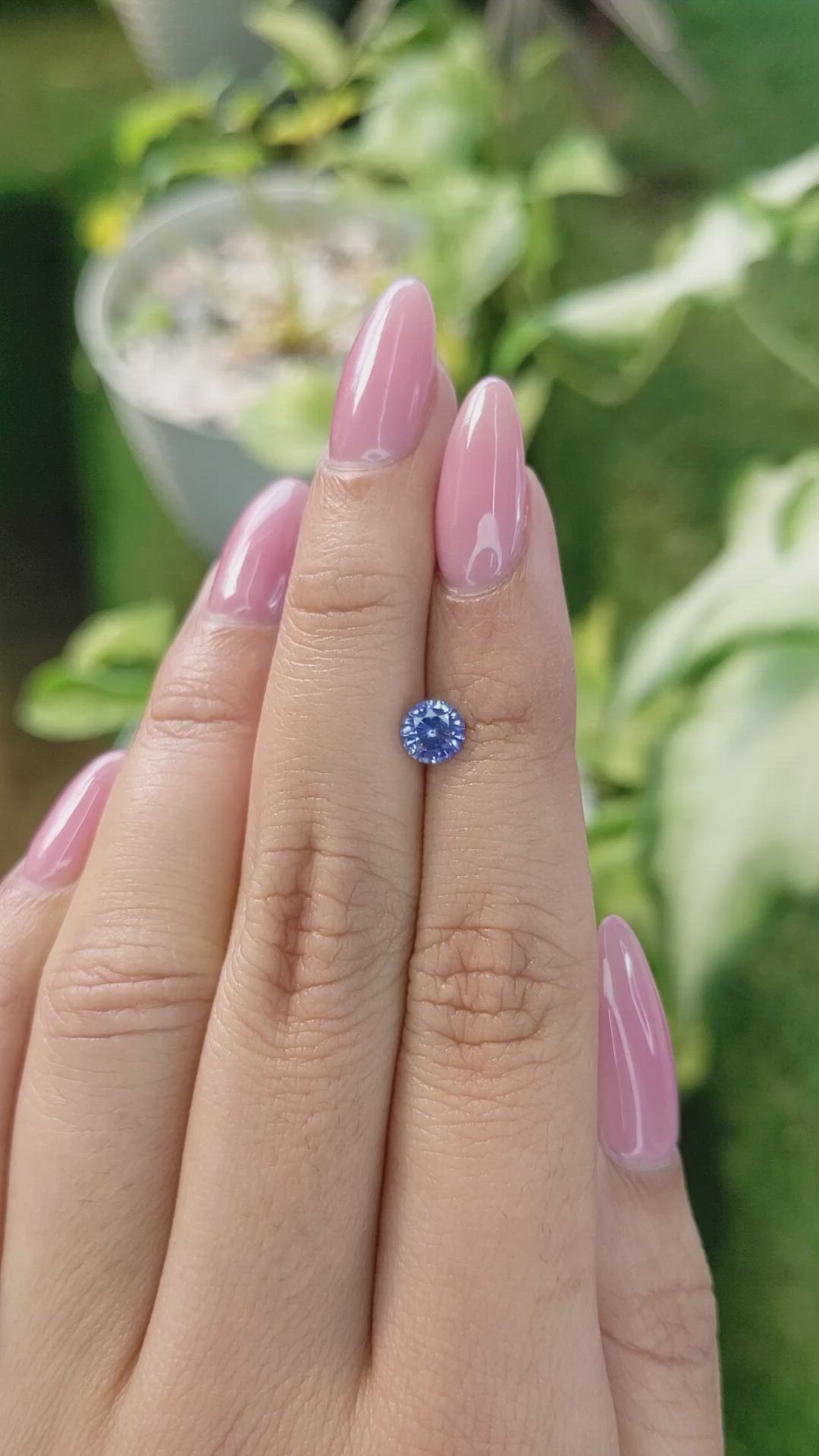 0.75 Ct. Blue Sapphire from Ceylon (Sri Lanka) Size Video