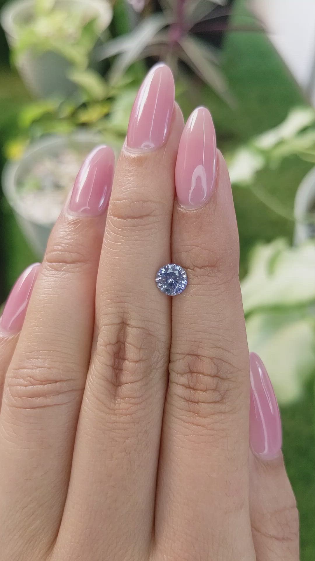1.07 Ct. Blue Sapphire from Ceylon (Sri Lanka) Size Video