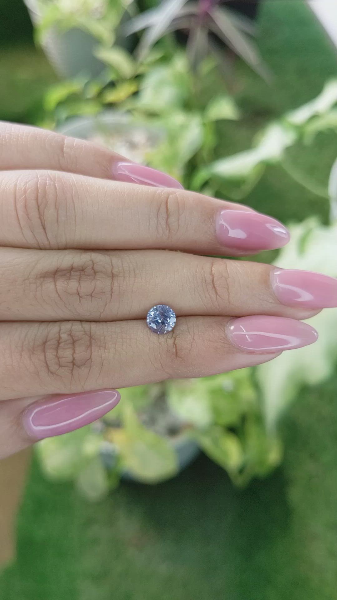 1.07 Ct. Blue Sapphire from Ceylon (Sri Lanka) Size Video