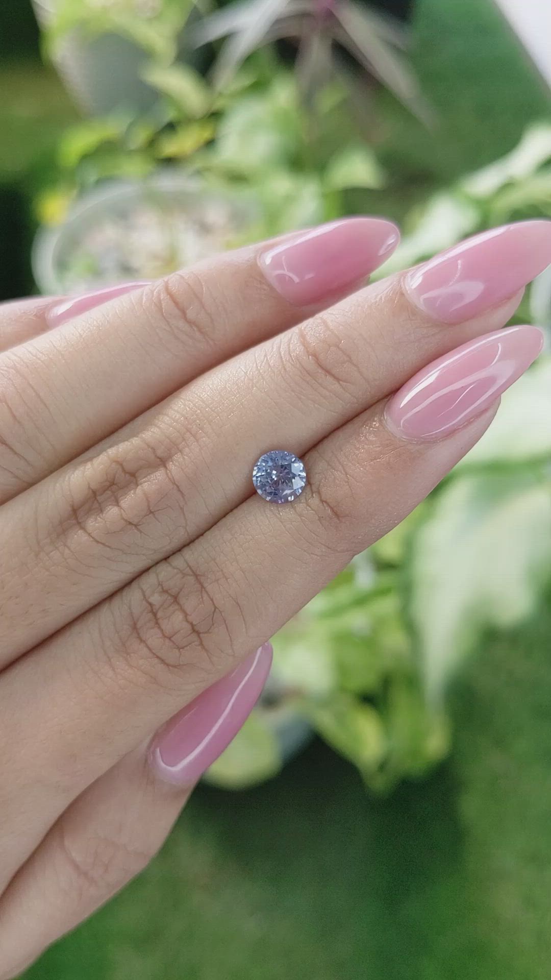1.07 Ct. Blue Sapphire from Ceylon (Sri Lanka) Size Video