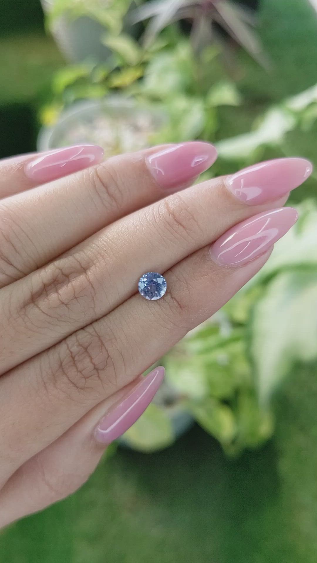 0.83 Ct. Blue Sapphire from Ceylon (Sri Lanka) Size Video