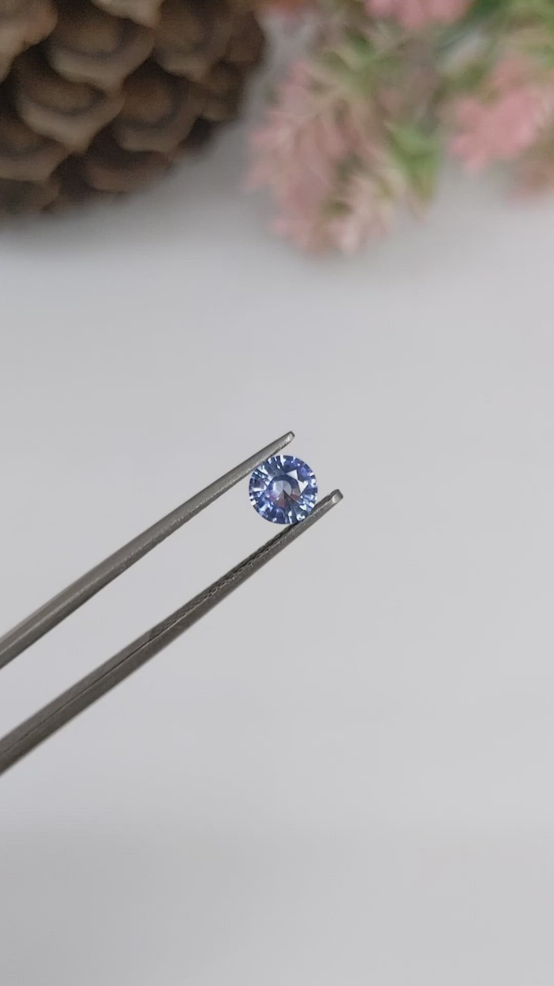 0.72 Ct. Blue Sapphire from Ceylon (Sri Lanka) Size Video