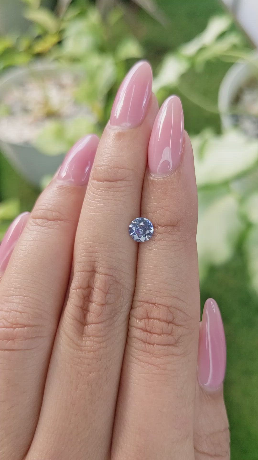 0.71 Ct. Blue Sapphire from Ceylon (Sri Lanka) Size Video
