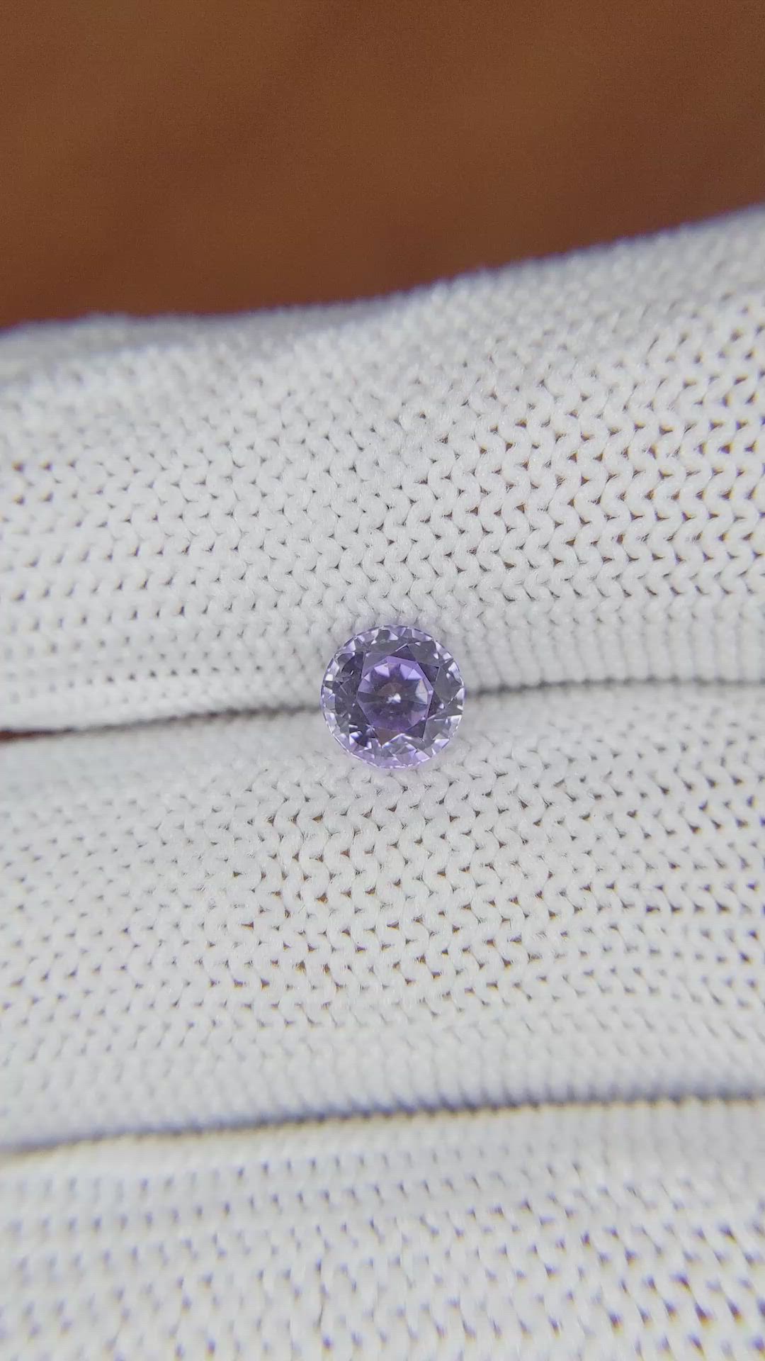 1.00 Ct. Purple Sapphire from Ceylon (Sri Lanka) Size Video