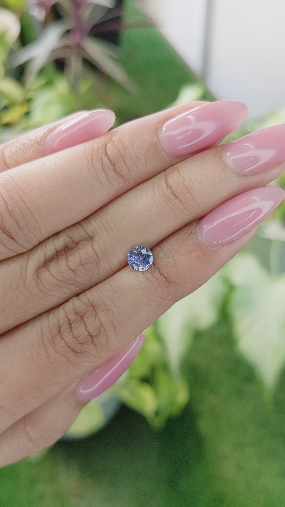 0.64 Ct. Blue Sapphire from Ceylon (Sri Lanka) Size Video