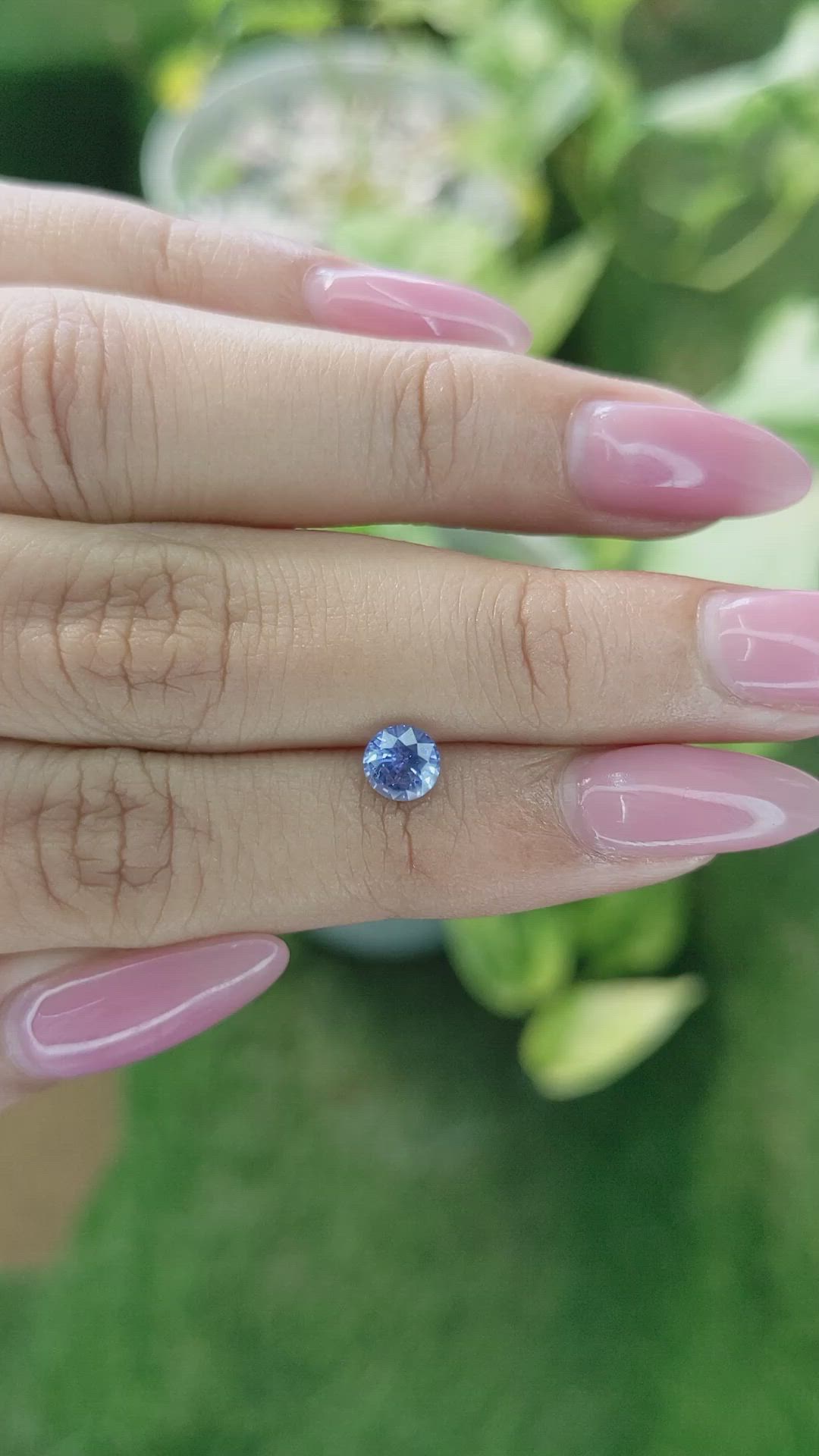 0.75 Ct. Blue Sapphire from Ceylon (Sri Lanka) Size Video
