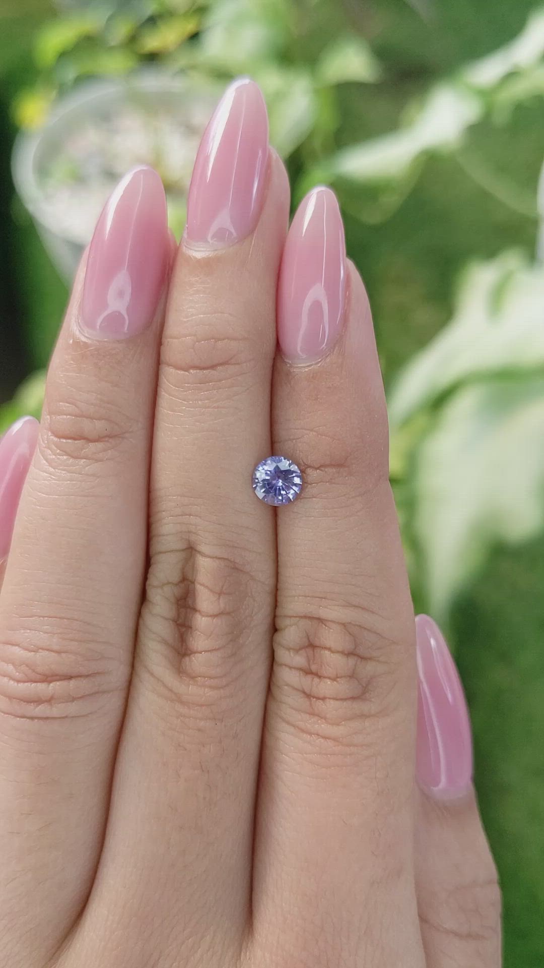 0.68 Ct. Blue Sapphire from Ceylon (Sri Lanka) Size Video