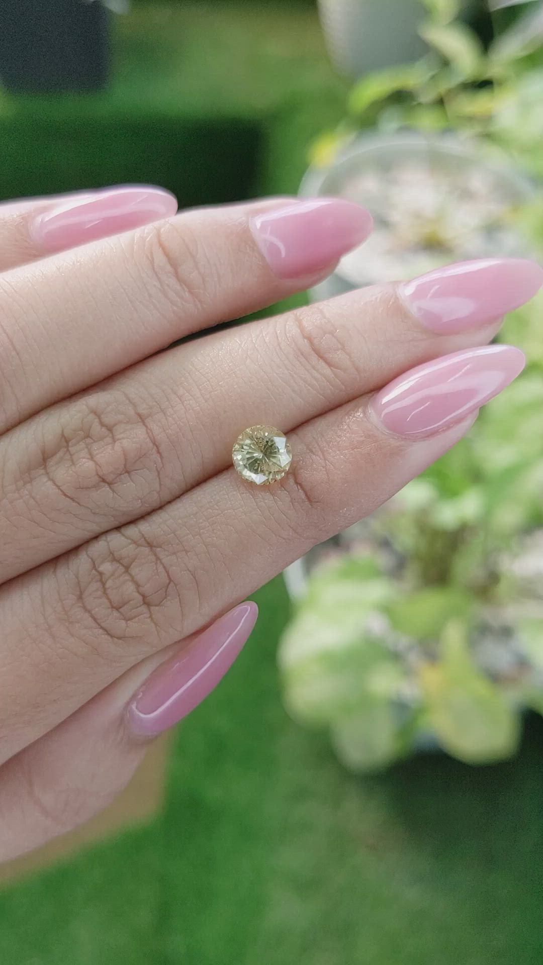 1.67 Ct. Yellow Sapphire from Ceylon (Sri Lanka) Size Video