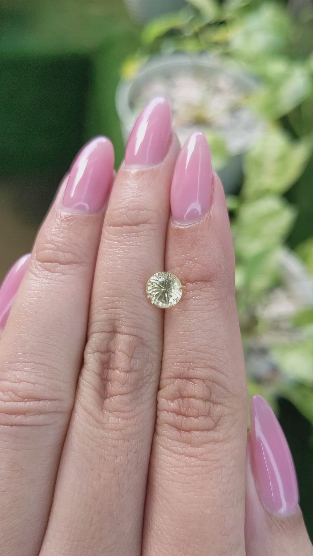 1.67 Ct. Yellow Sapphire from Ceylon (Sri Lanka) Size Video