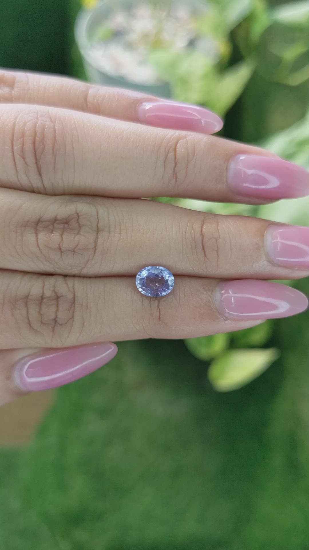 1.19 Ct. Blue Sapphire from Ceylon (Sri Lanka) Size Video