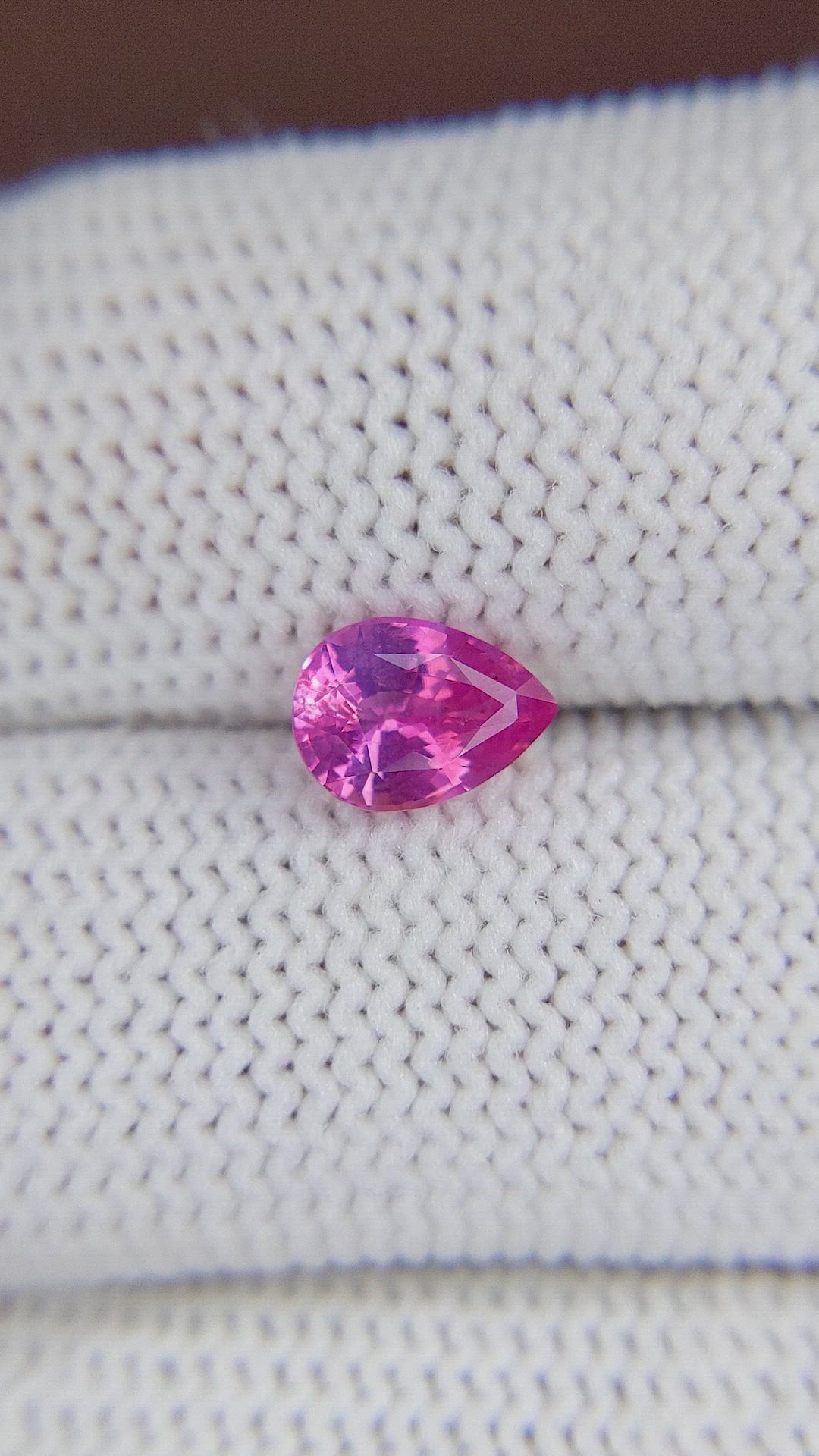 1.18 Ct. Pink Sapphire from Ceylon (Sri Lanka) Size Video