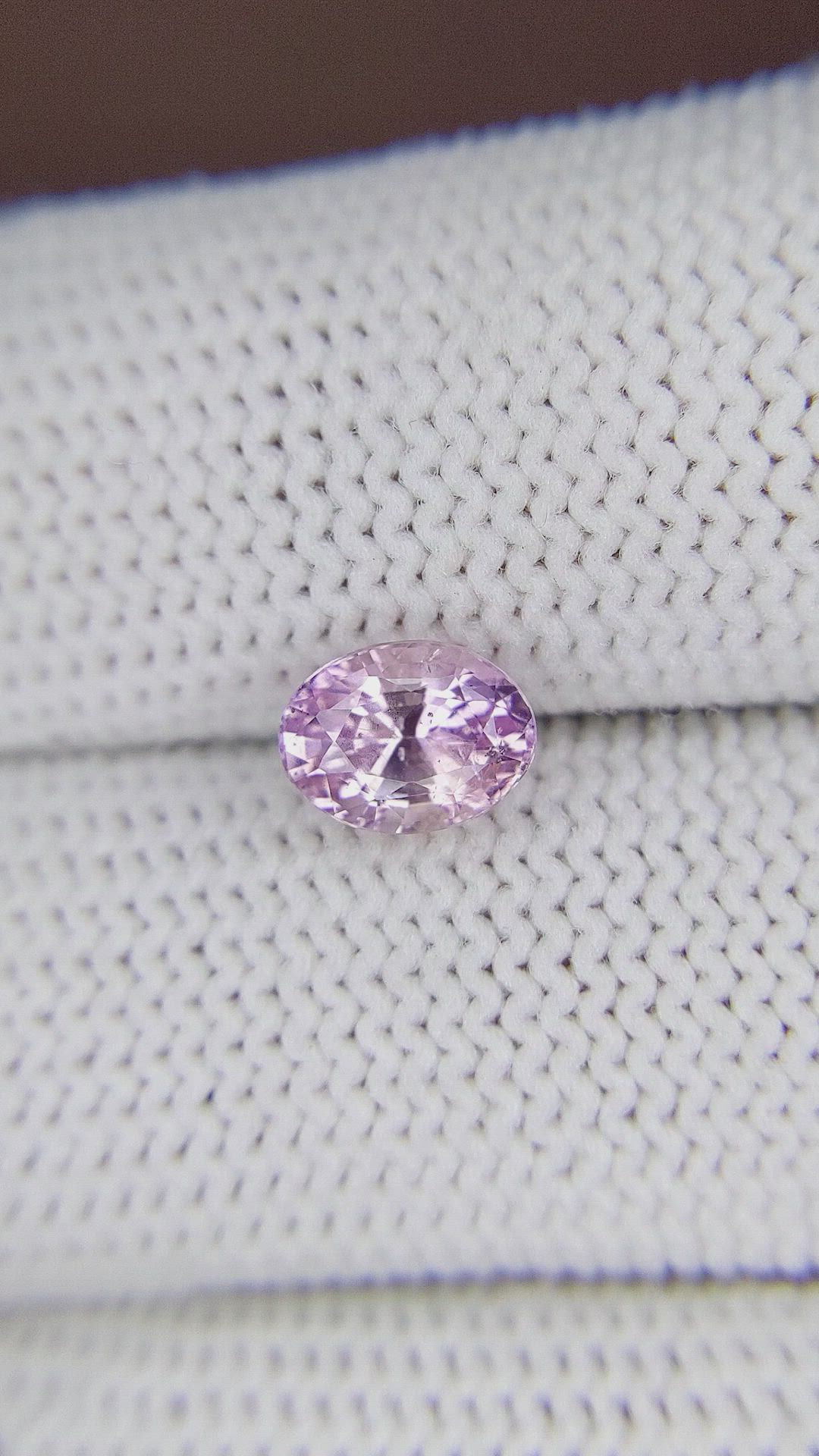 1.63 Ct. Purplish Pink Sapphire from Madagascar Size Video