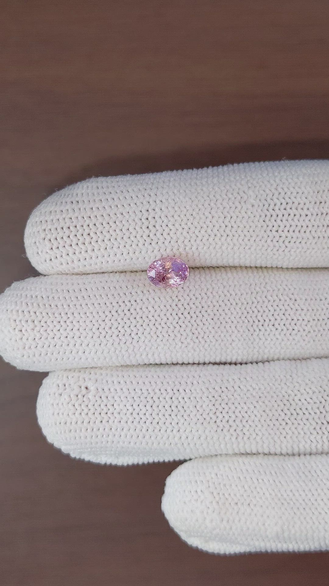 1.63 Ct. Purplish Pink Sapphire from Madagascar Size Video