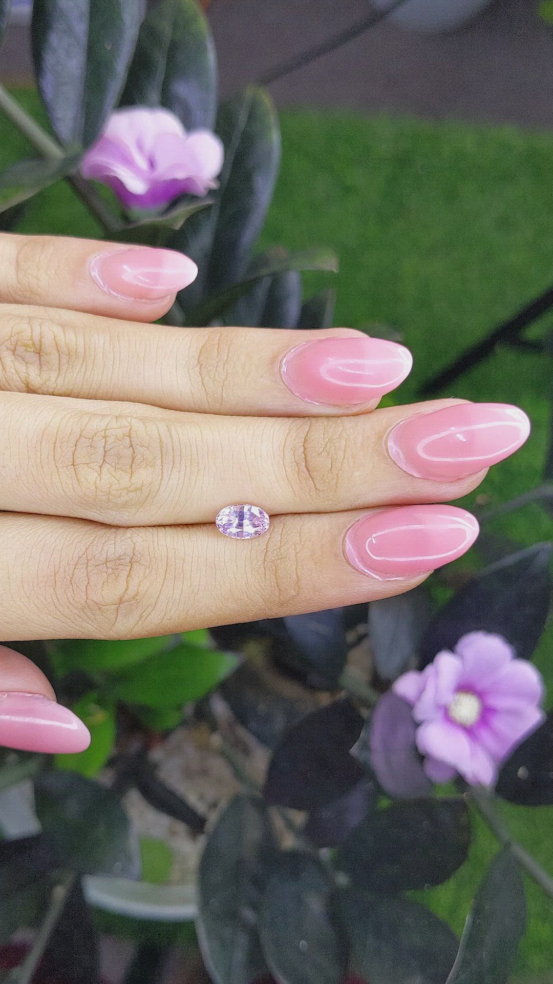 1.42 Ct. Pink Sapphire from Madagascar Size Video