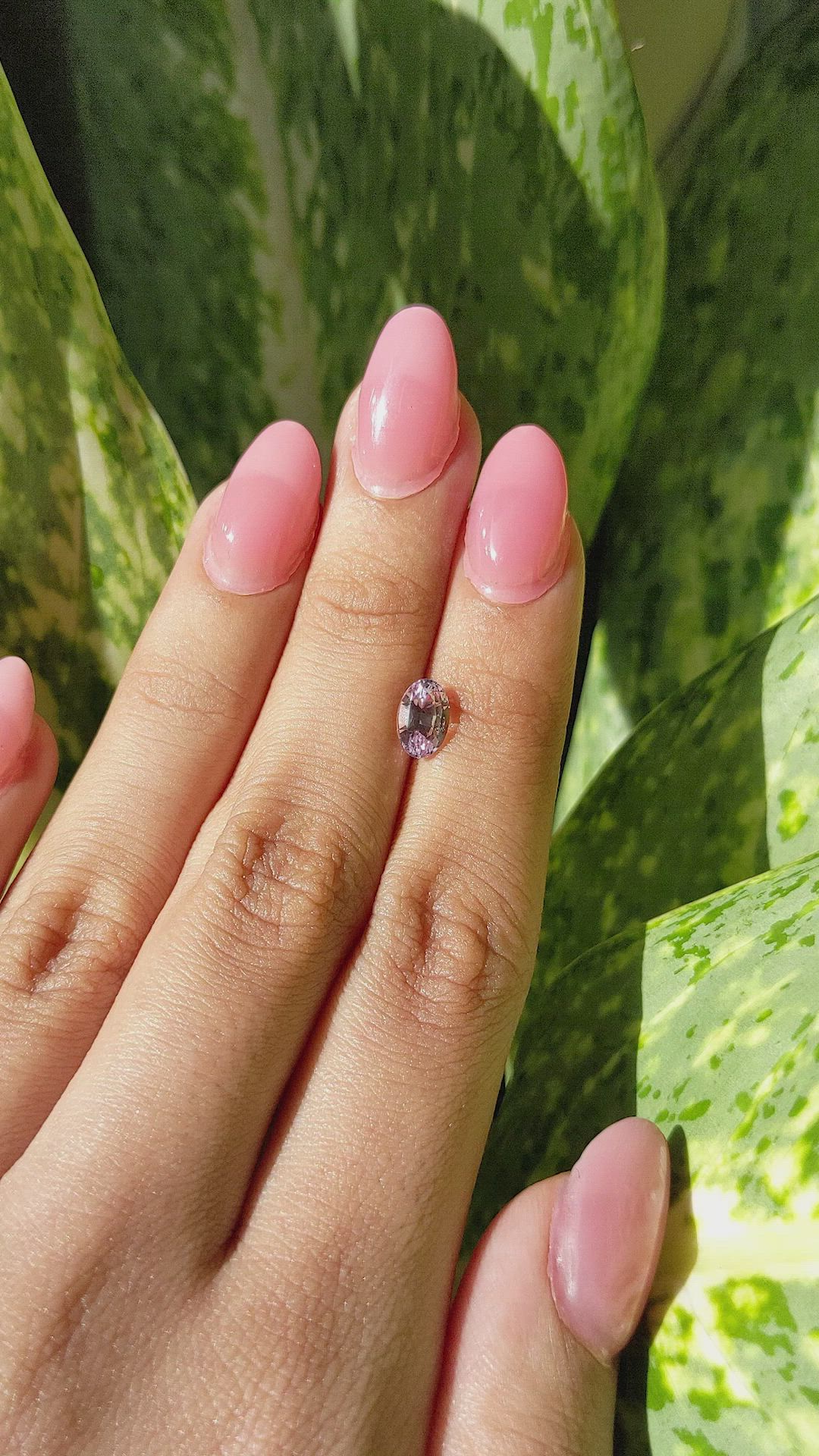 1.42 Ct. Pink Sapphire from Madagascar Size Video