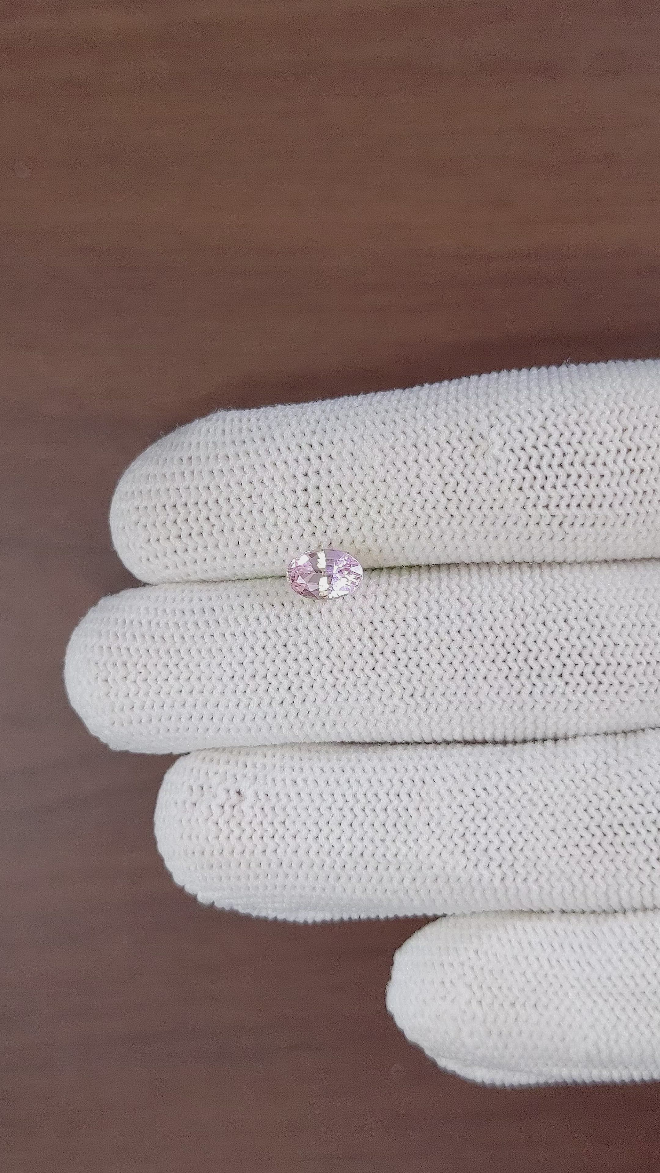 1.42 Ct. Pink Sapphire from Madagascar Size Video