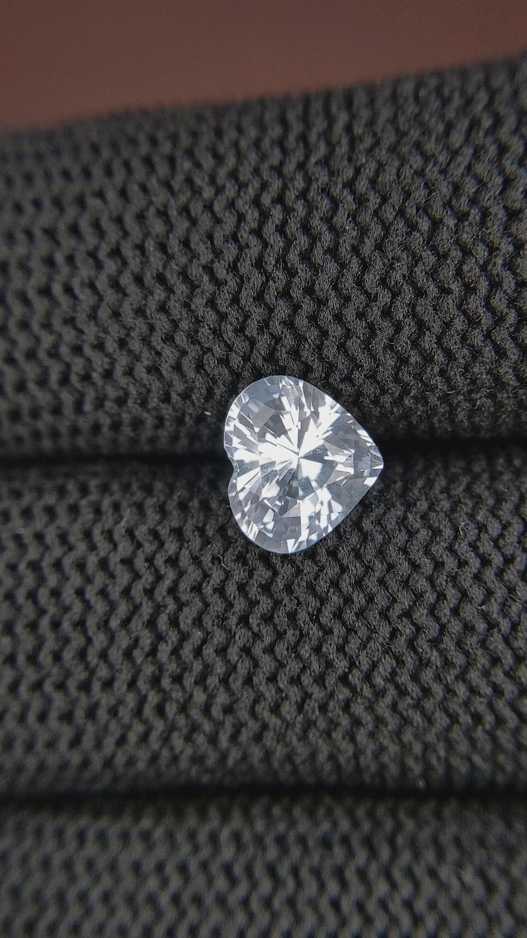 1.80 Ct. White Sapphire from Madagascar Size Video