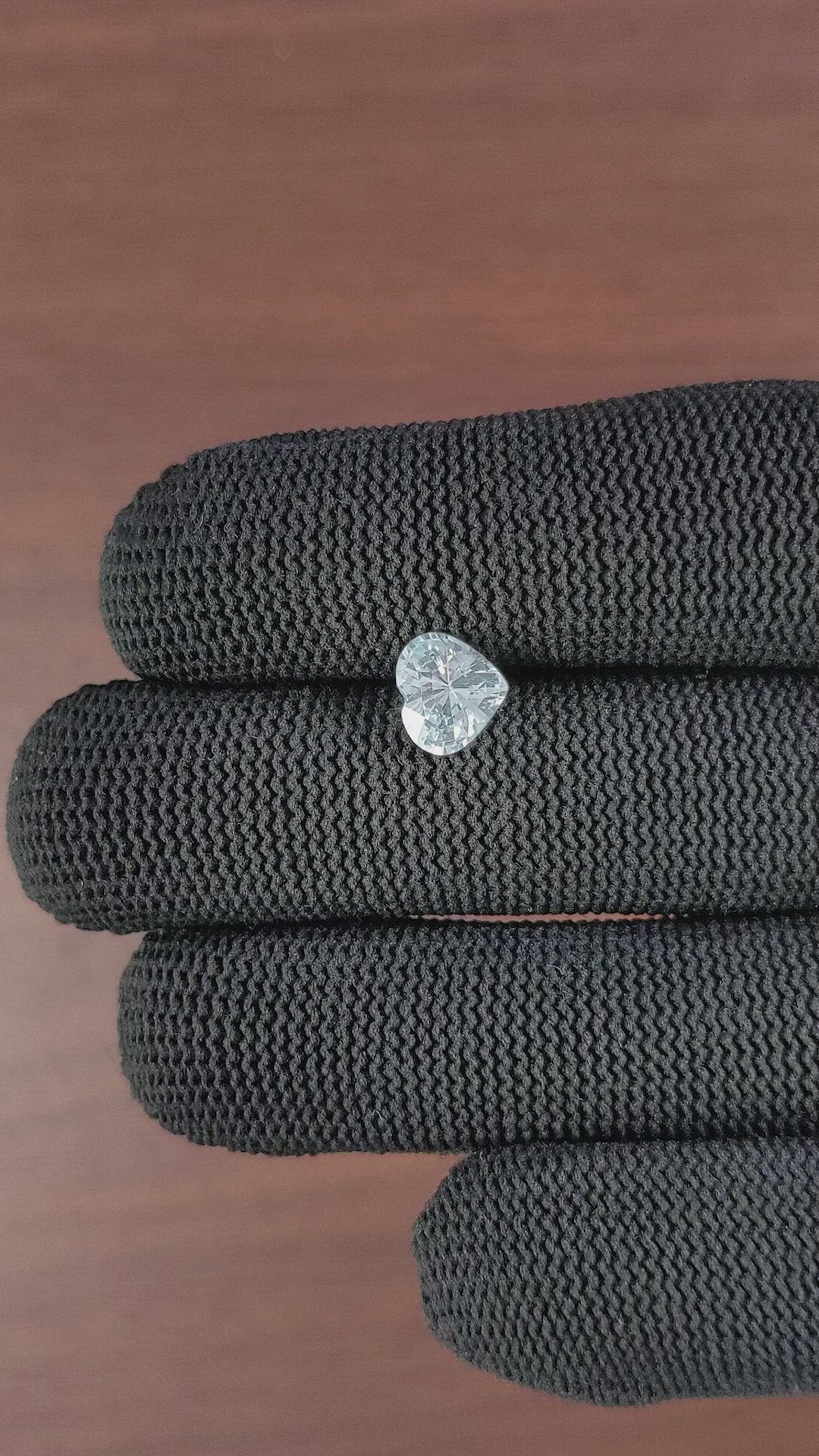 1.80 Ct. White Sapphire from Madagascar Size Video