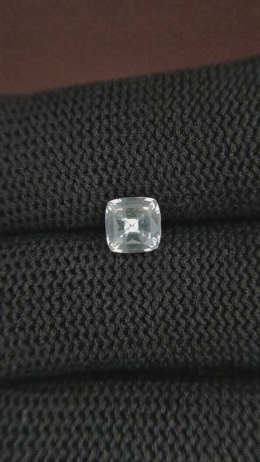 1.18 Ct. White Sapphire from Ceylon (Sri Lanka) Size Video