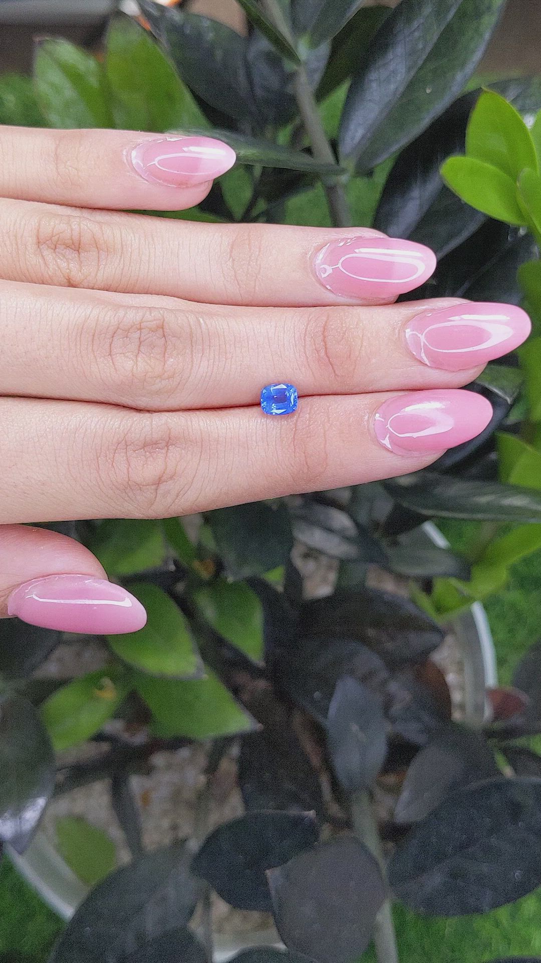 1.05 Ct. Blue Sapphire from Madagascar Size Video
