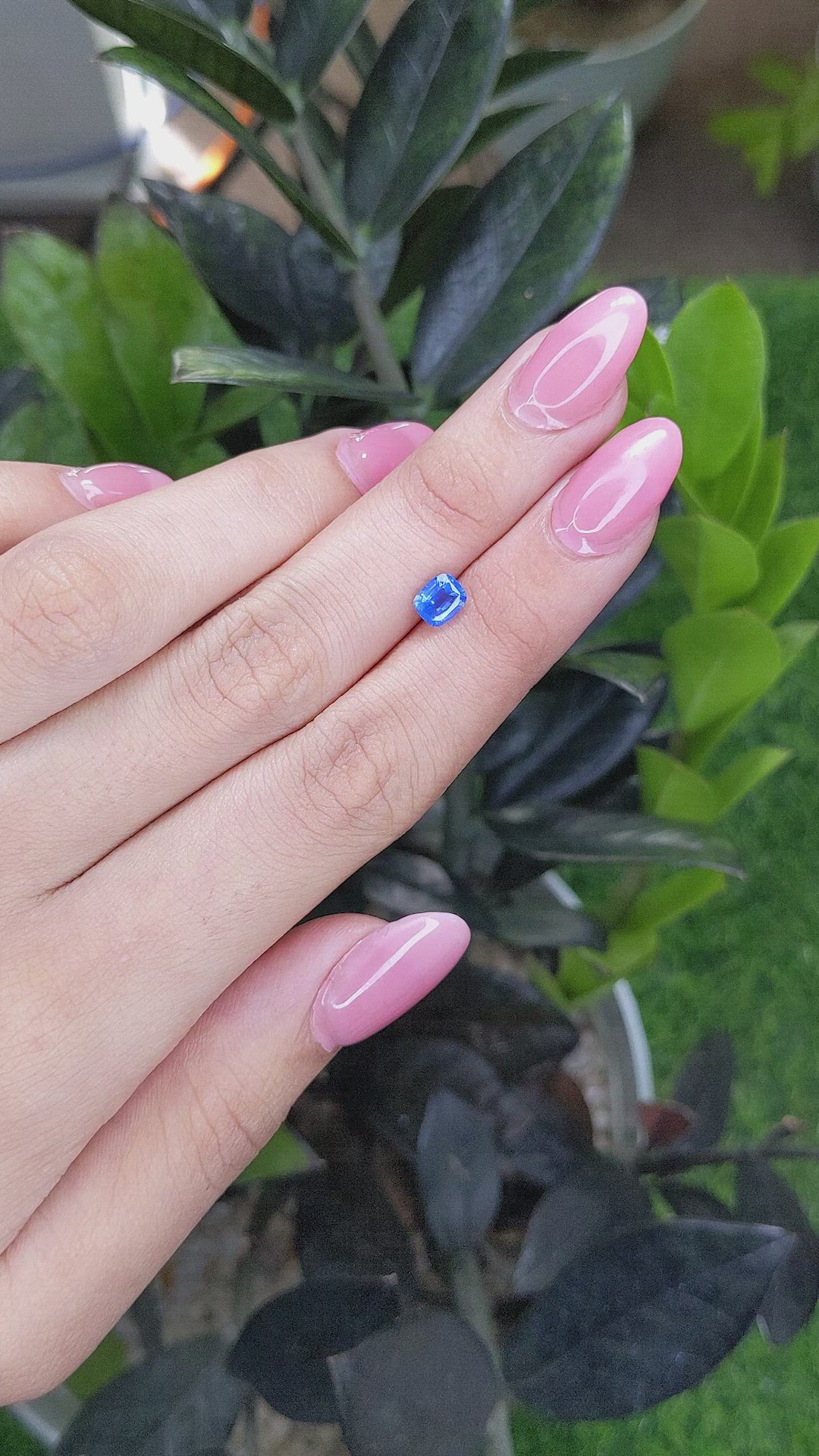 1.05 Ct. Blue Sapphire from Madagascar Size Video
