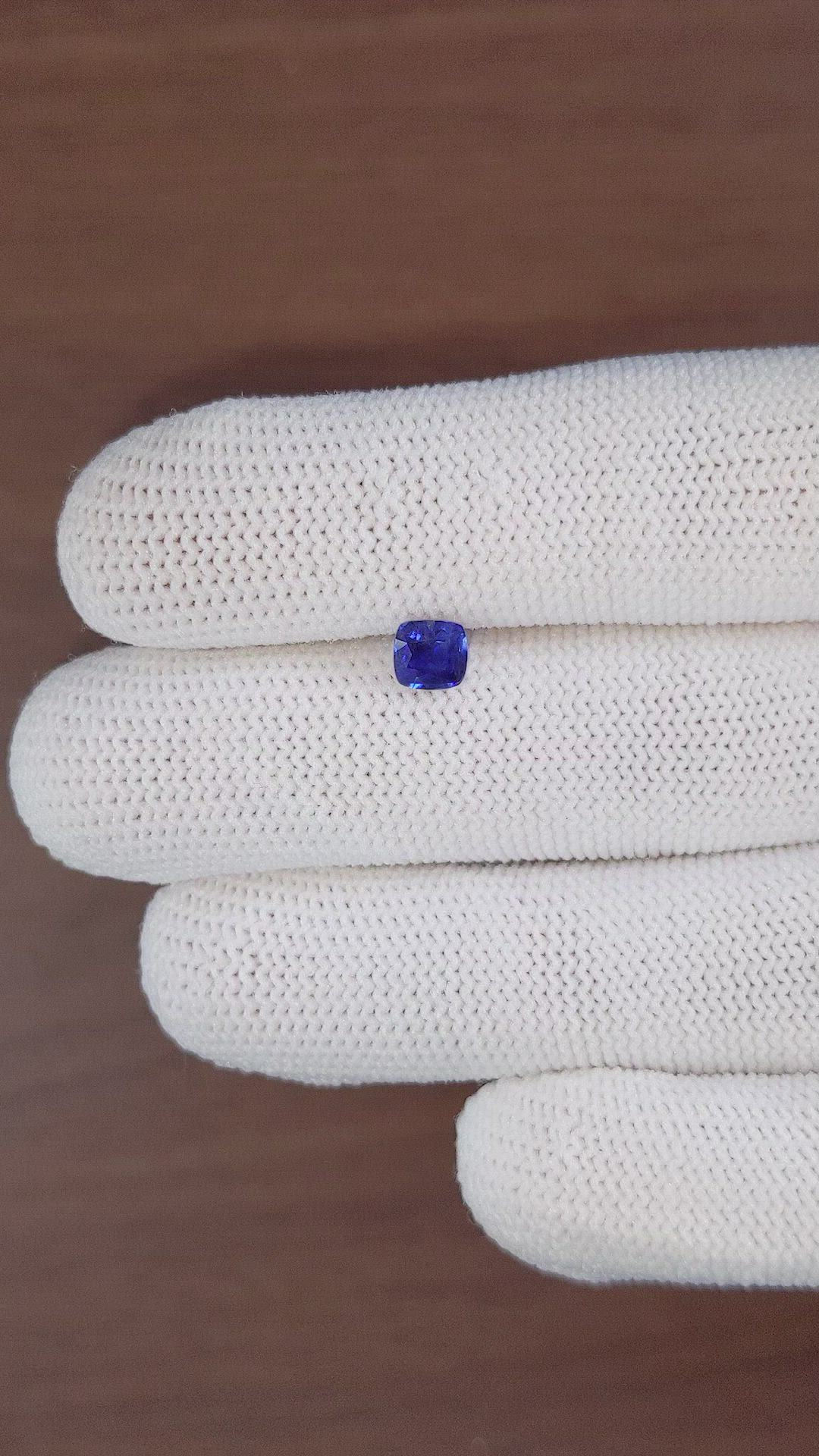 0.80 Ct. Blue Sapphire from Madagascar Size Video