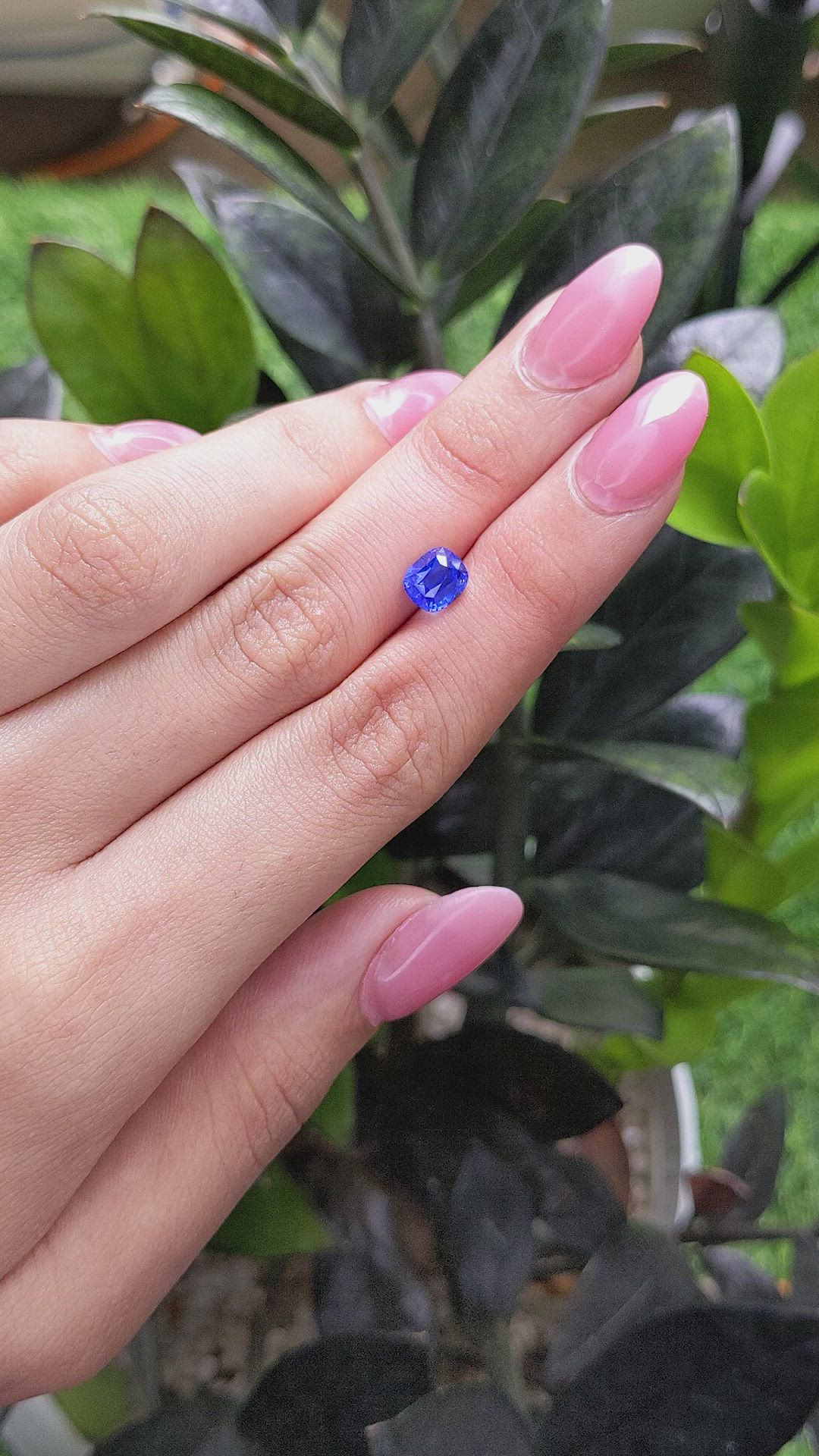 2.30 Ct. Blue Sapphire from Ceylon (Sri Lanka) Size Video