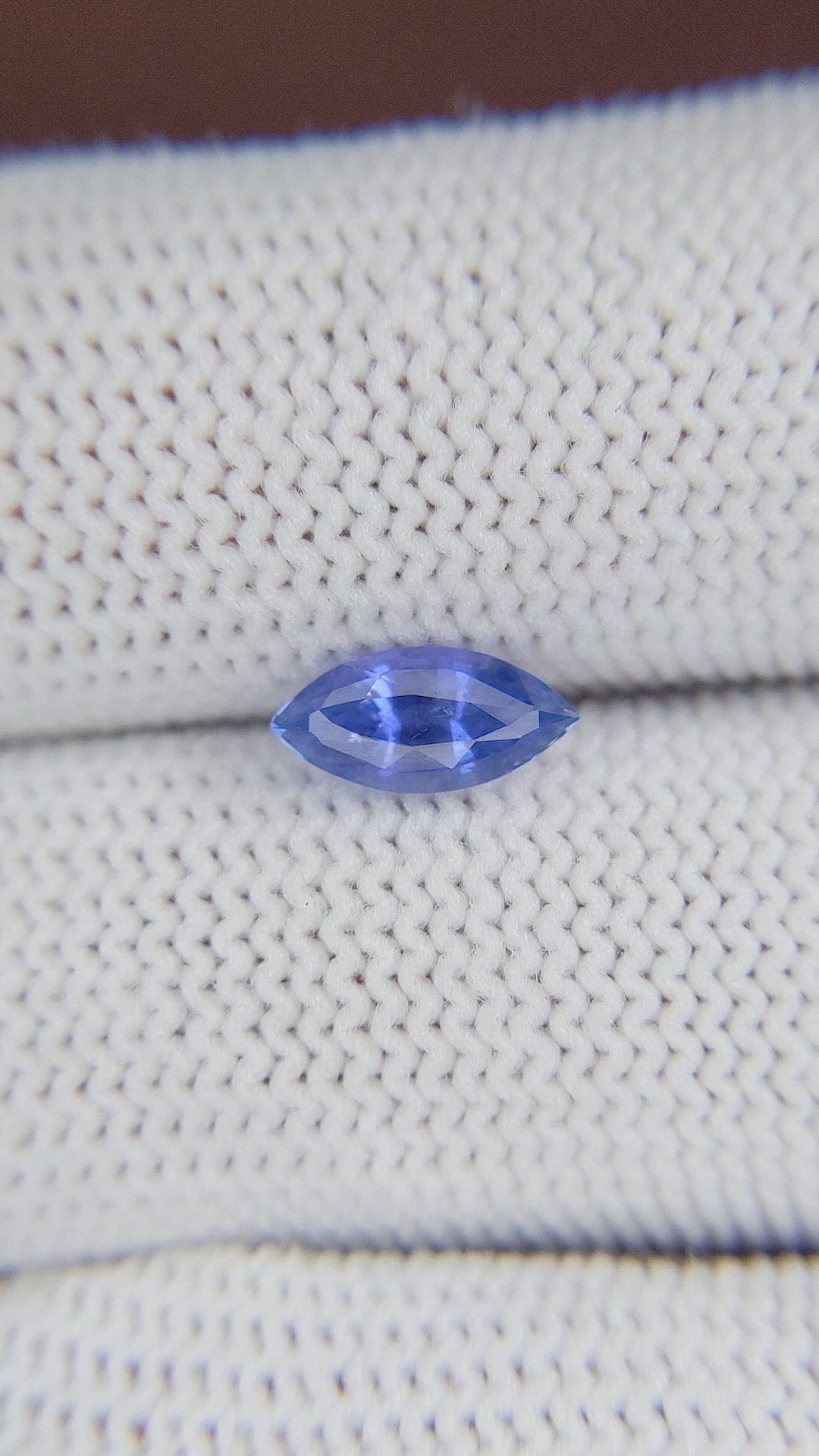 1.33 Ct. Blue Sapphire from Ceylon (Sri Lanka) Size Video