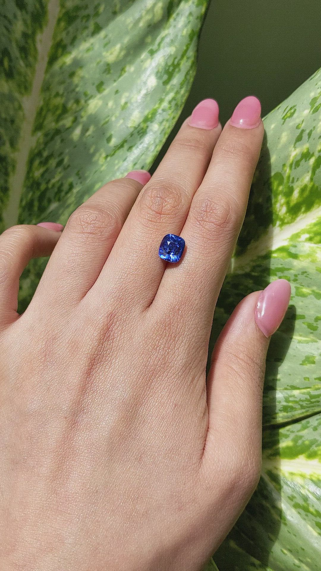 4.22 Ct. Blue Sapphire from Madagascar Size Video