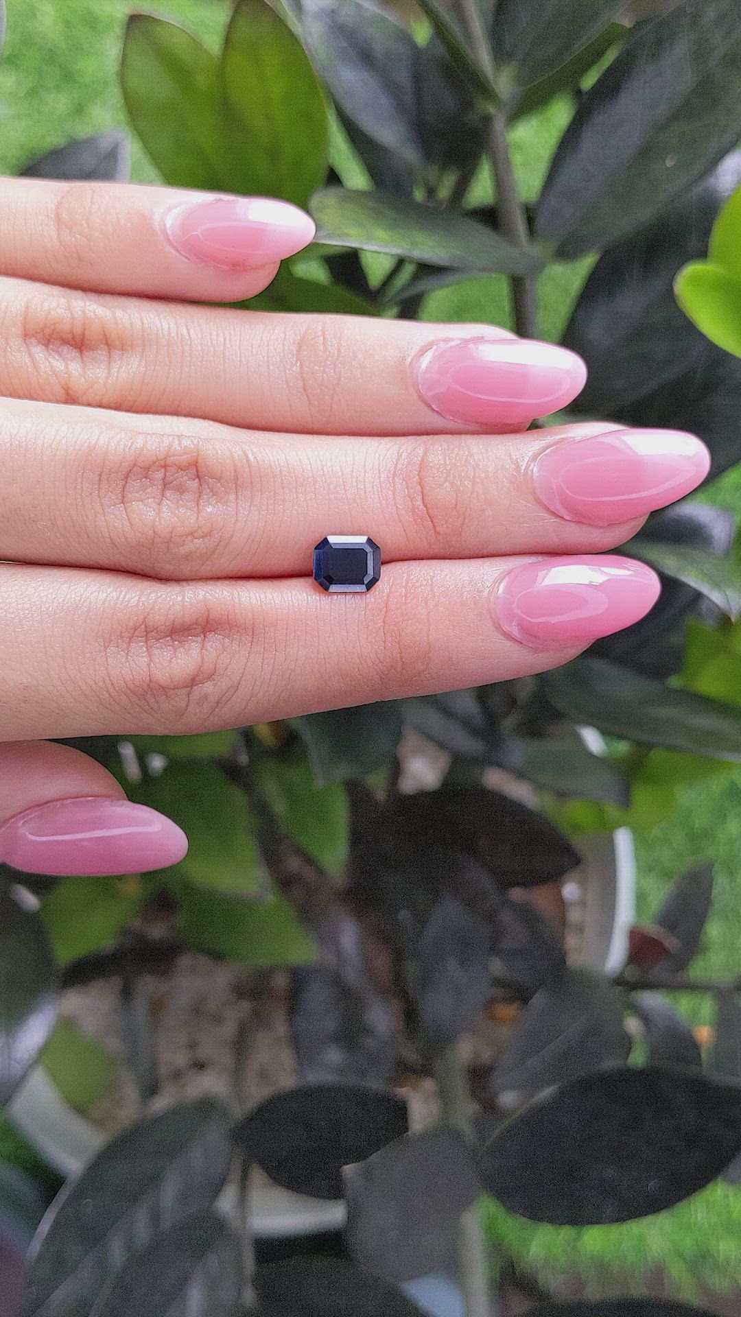 1.61 Ct. Blue Sapphire from Africa Size Video