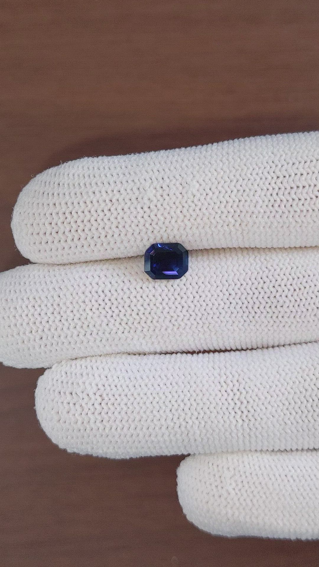 1.61 Ct. Blue Sapphire from Africa Size Video