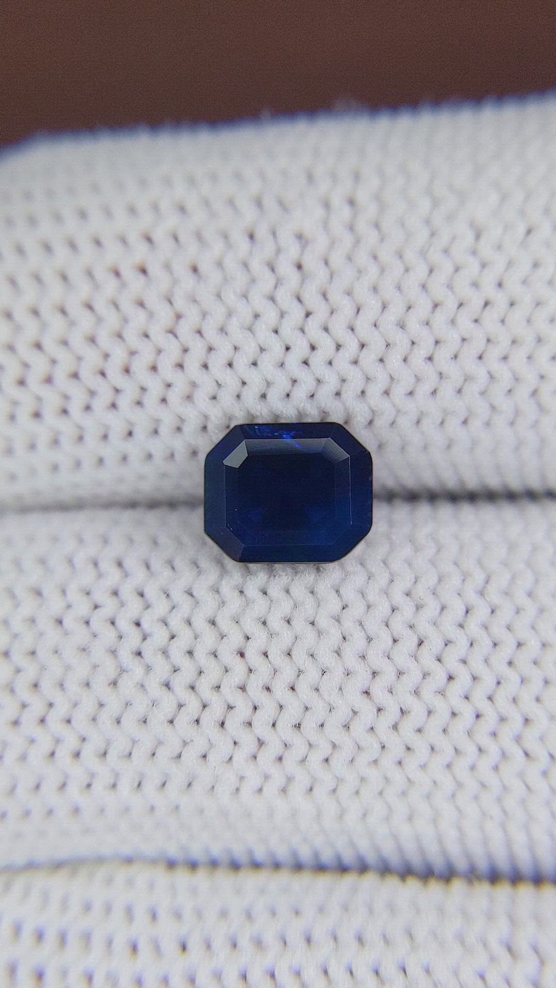 1.61 Ct. Blue Sapphire from Africa Size Video