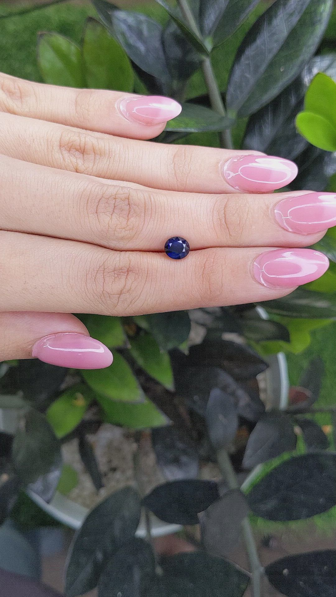 1.56 Ct. Blue Sapphire from Madagascar Size Video