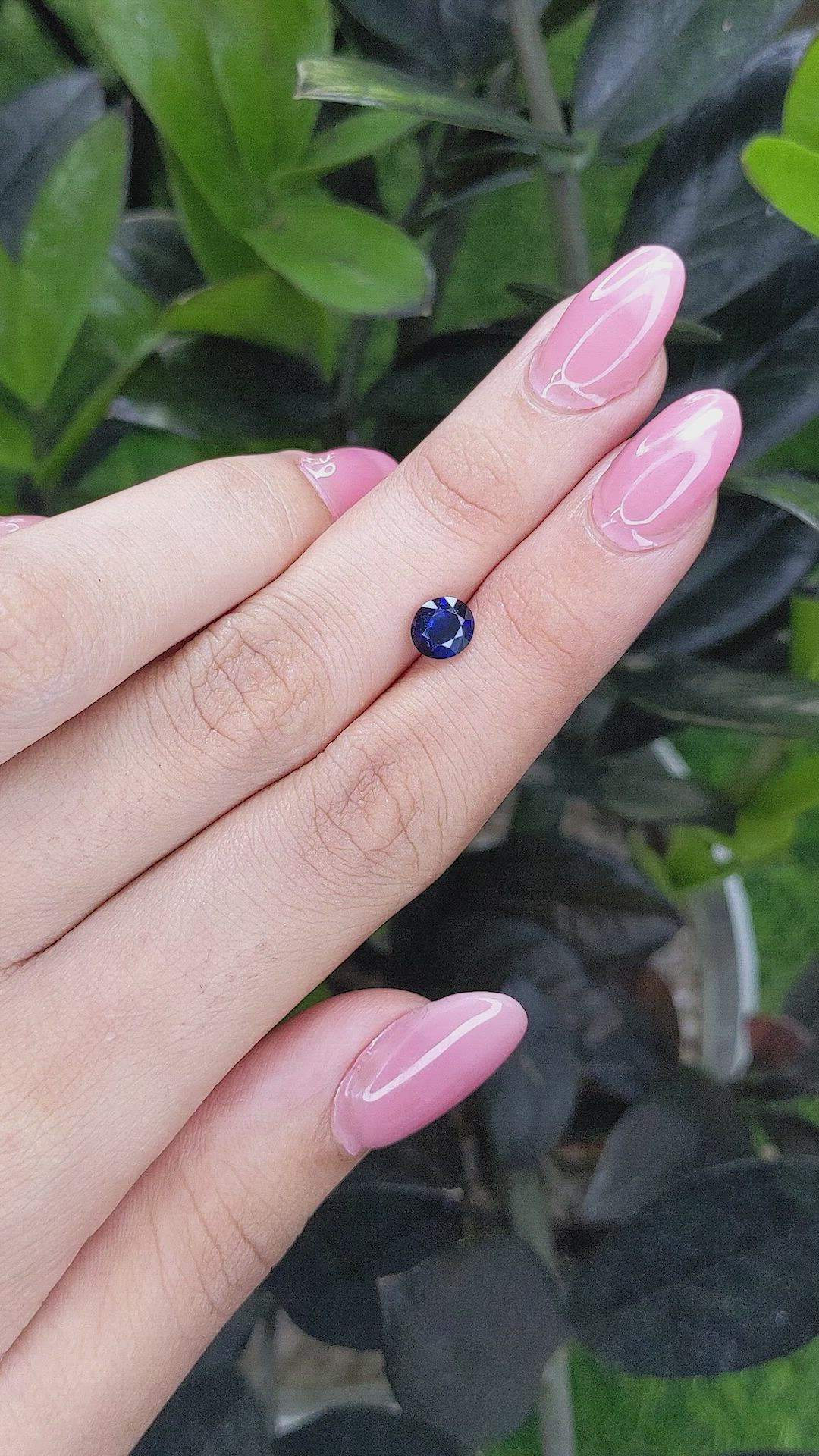 1.56 Ct. Blue Sapphire from Madagascar Size Video