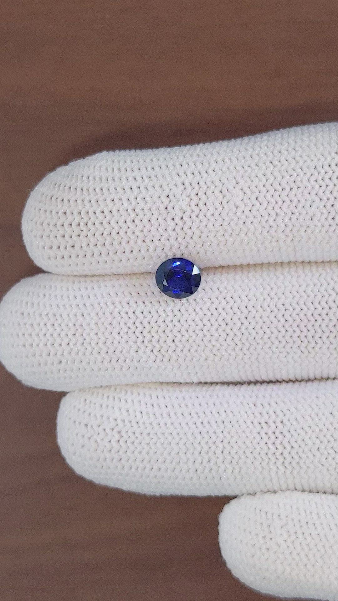 1.56 Ct. Blue Sapphire from Madagascar Size Video