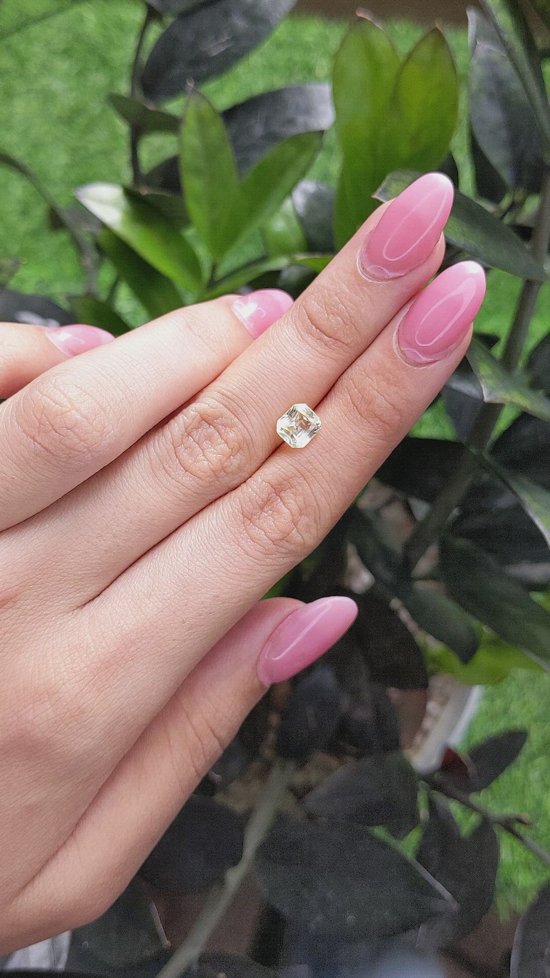 1.59 Ct. Yellow Sapphire from Ceylon (Sri Lanka) Size Video