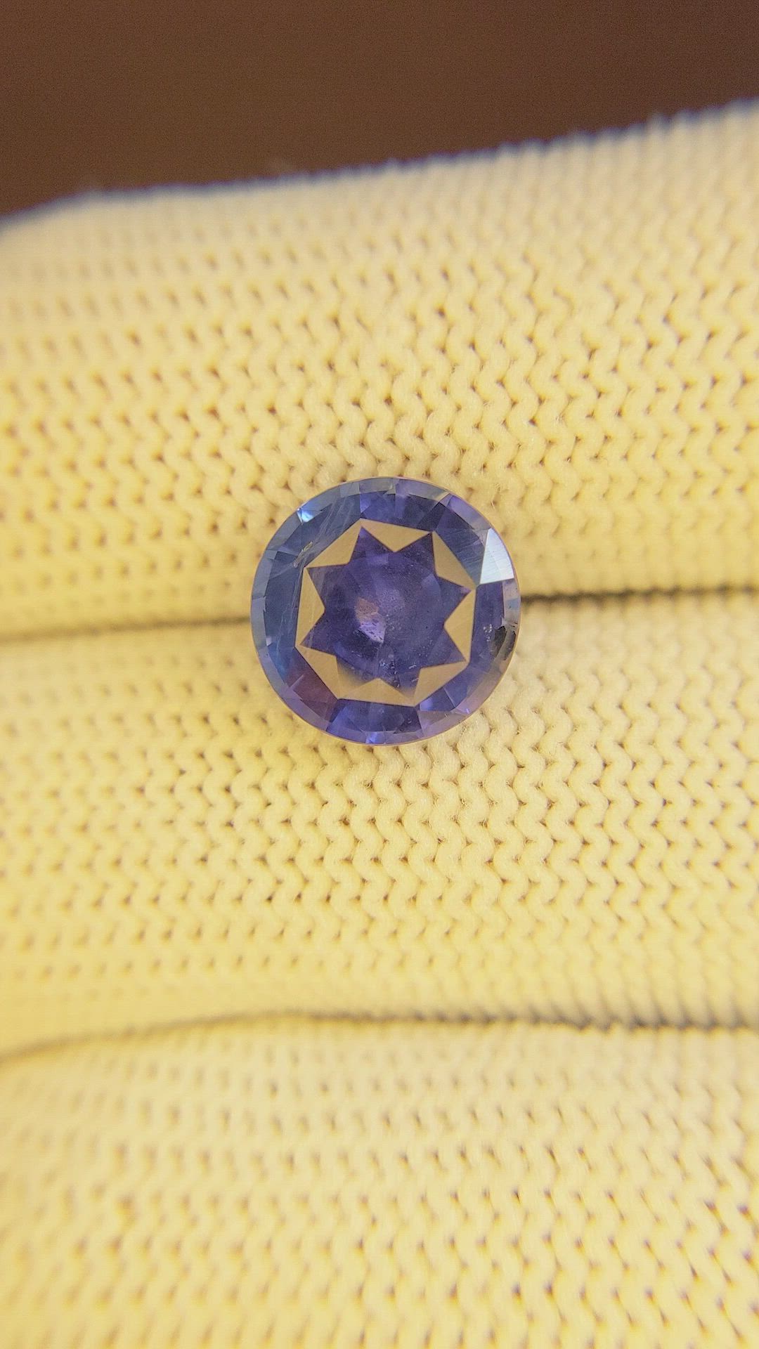 5.39 Ct. Color Change Sapphire from Ceylon (Sri Lanka) Size Video