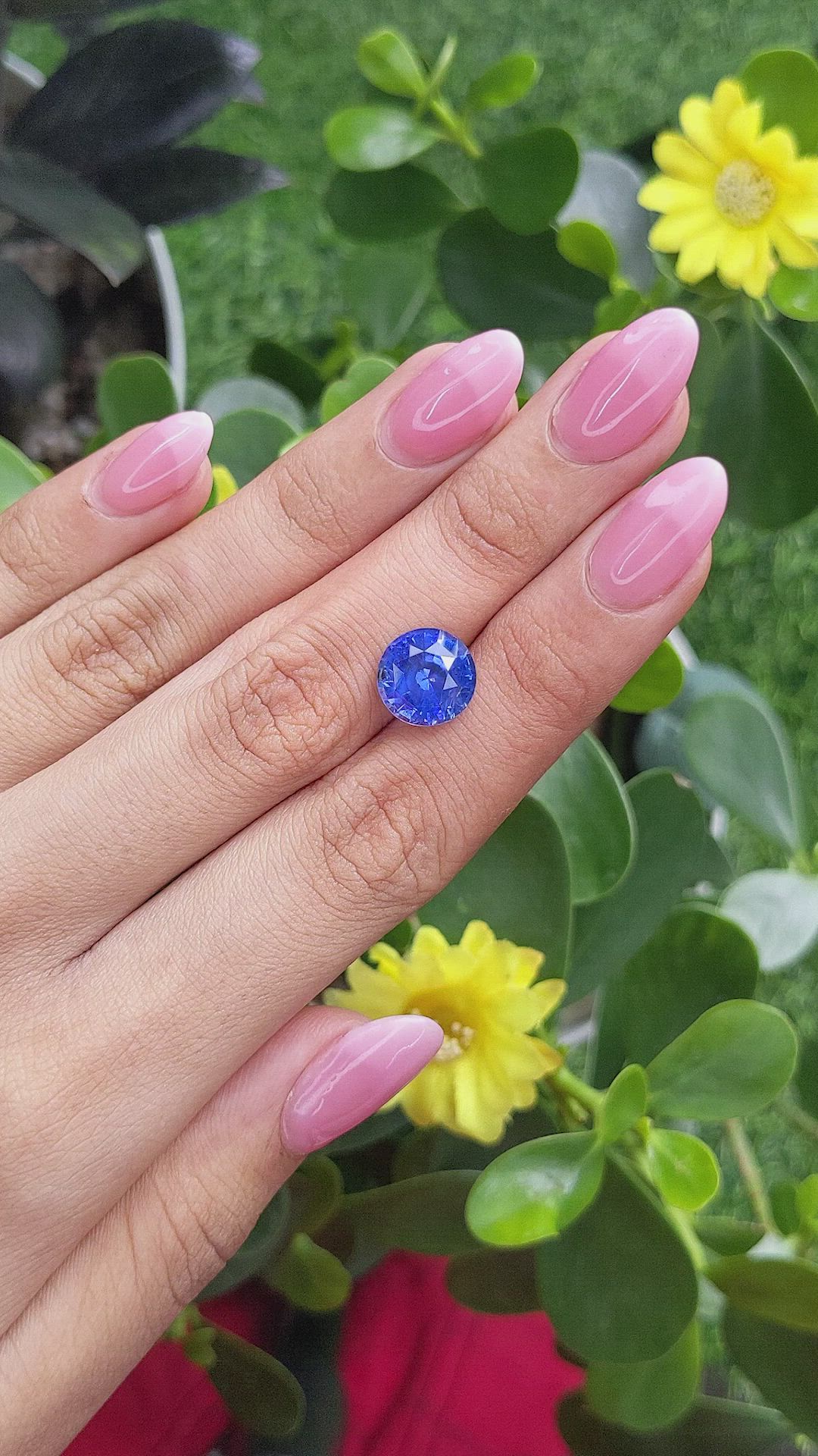 5.39 Ct. Color Change Sapphire from Ceylon (Sri Lanka) Size Video