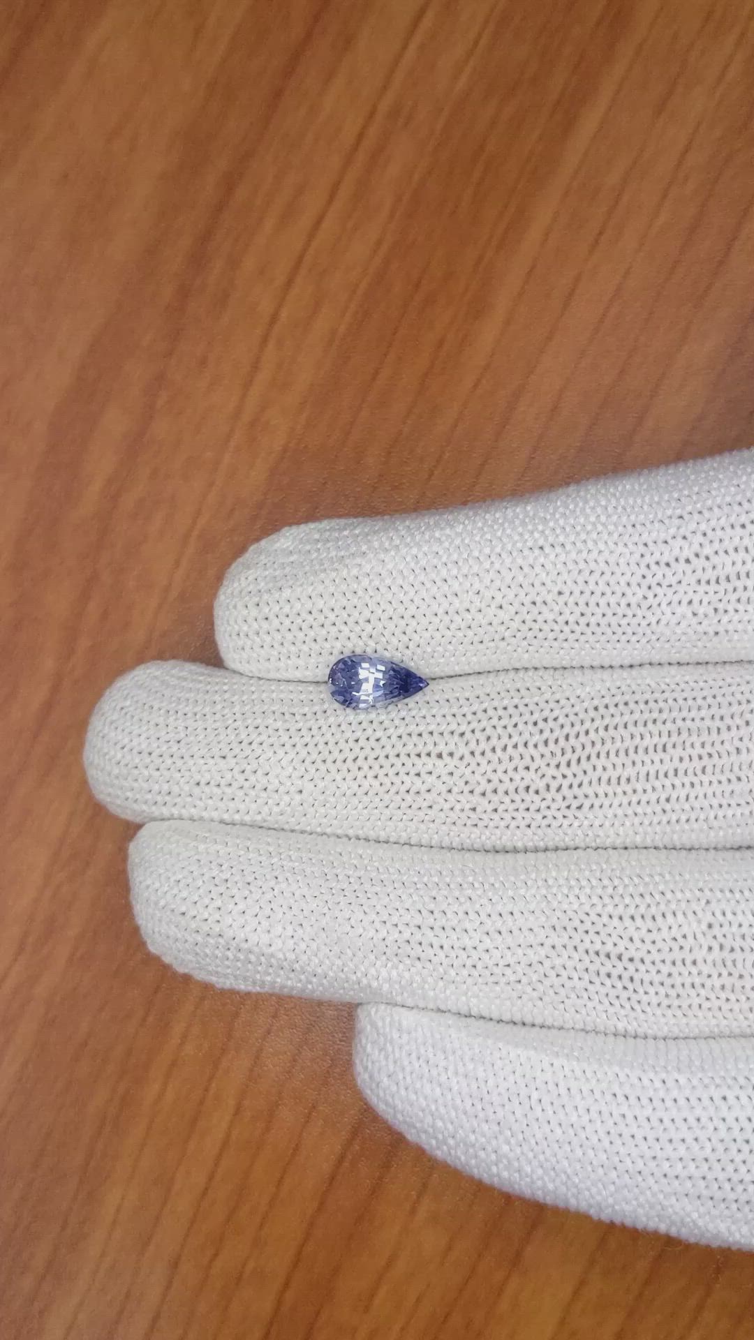 1.51 Ct. Blue Sapphire from Ceylon (Sri Lanka) Size Video