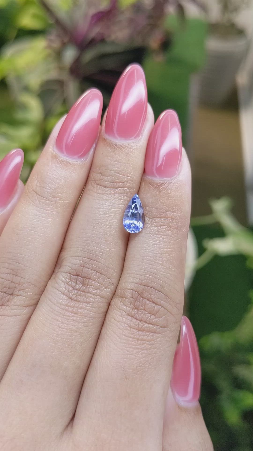 1.51 Ct. Blue Sapphire from Ceylon (Sri Lanka) Size Video