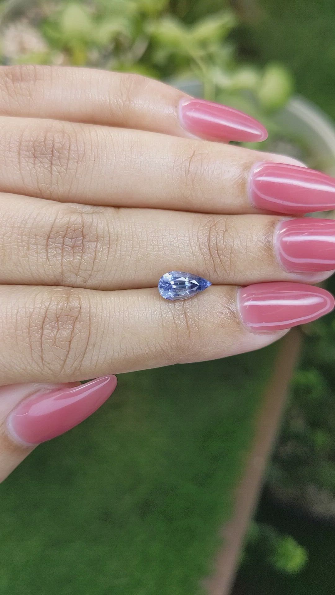1.51 Ct. Blue Sapphire from Ceylon (Sri Lanka) Size Video