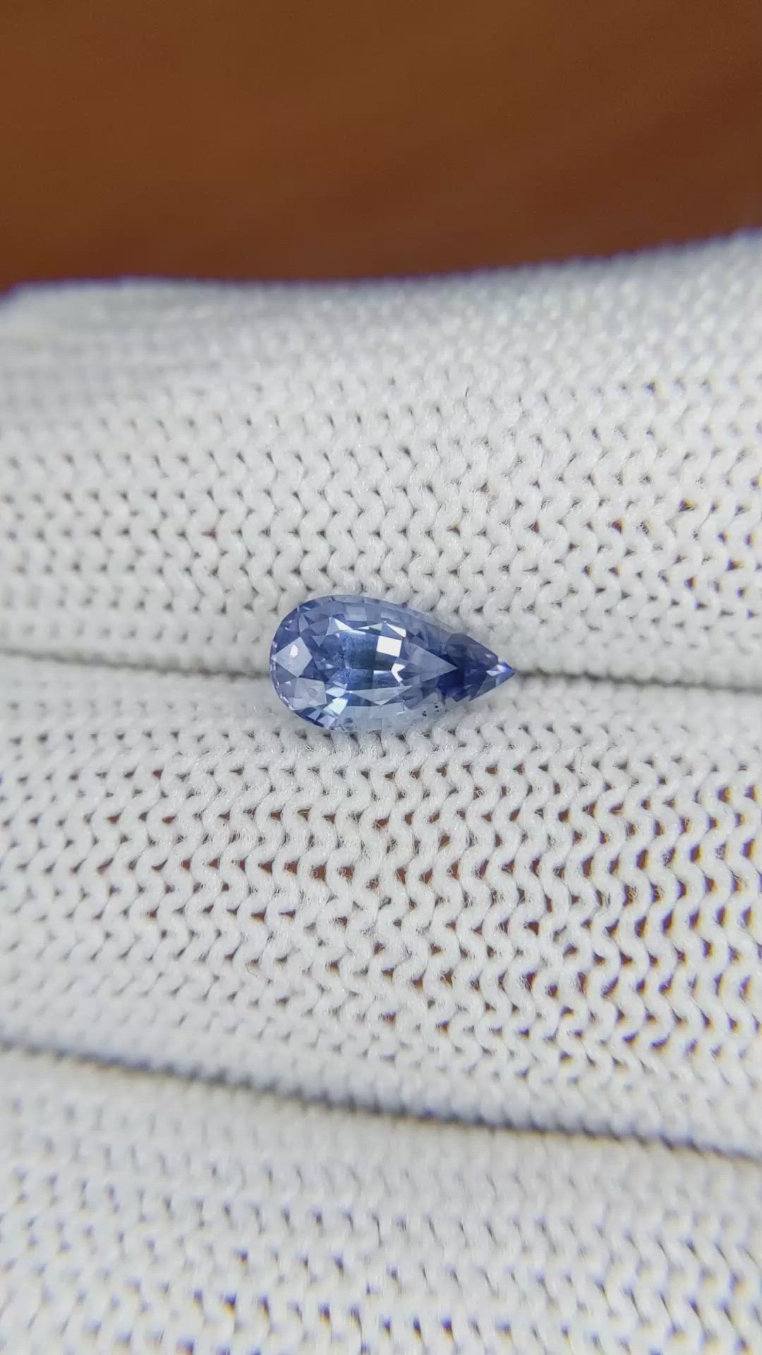 1.51 Ct. Blue Sapphire from Ceylon (Sri Lanka) Size Video