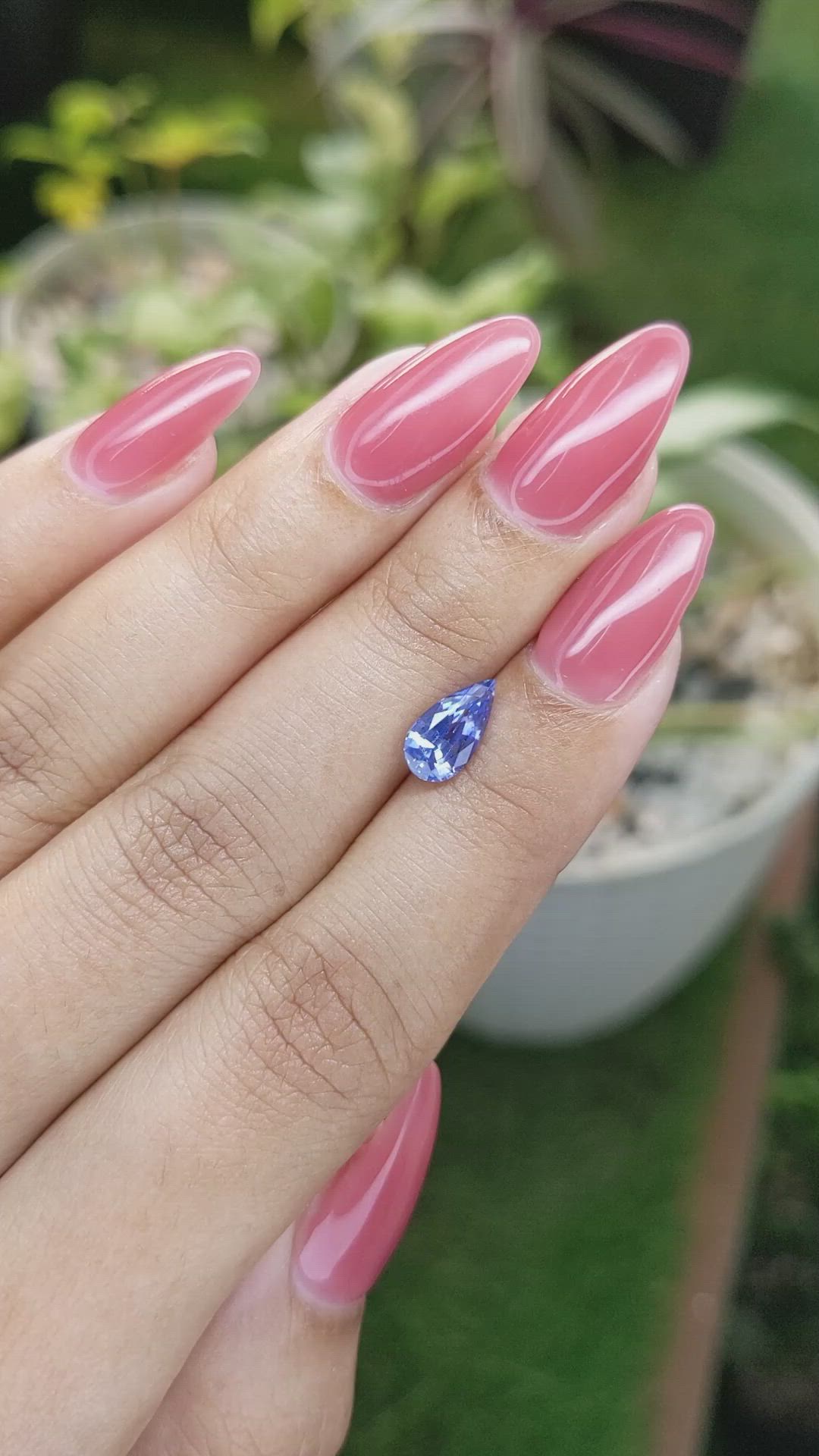 1.42 Ct. Blue Sapphire from Ceylon (Sri Lanka) Size Video