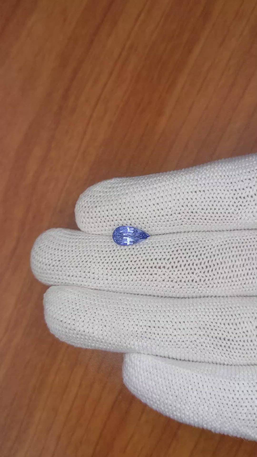 1.42 Ct. Blue Sapphire from Ceylon (Sri Lanka) Size Video