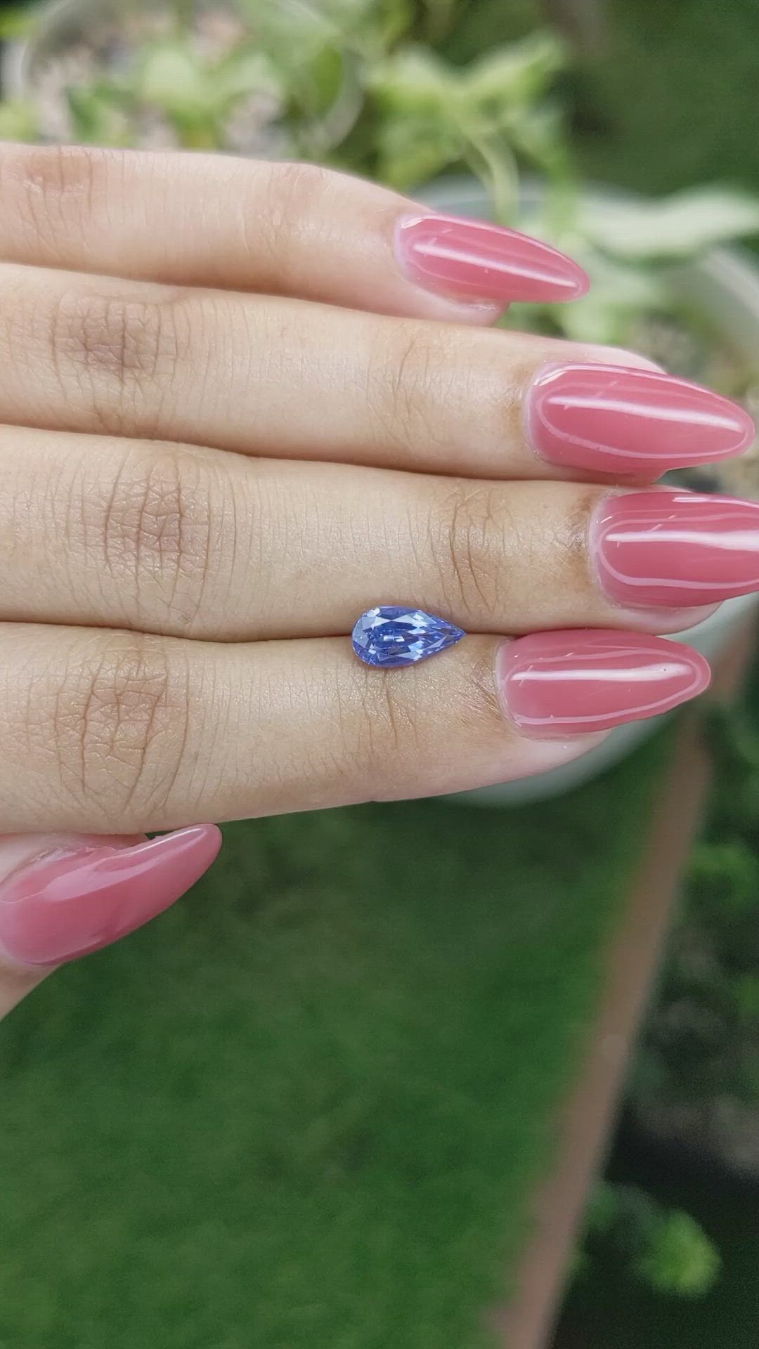 1.42 Ct. Blue Sapphire from Ceylon (Sri Lanka) Size Video