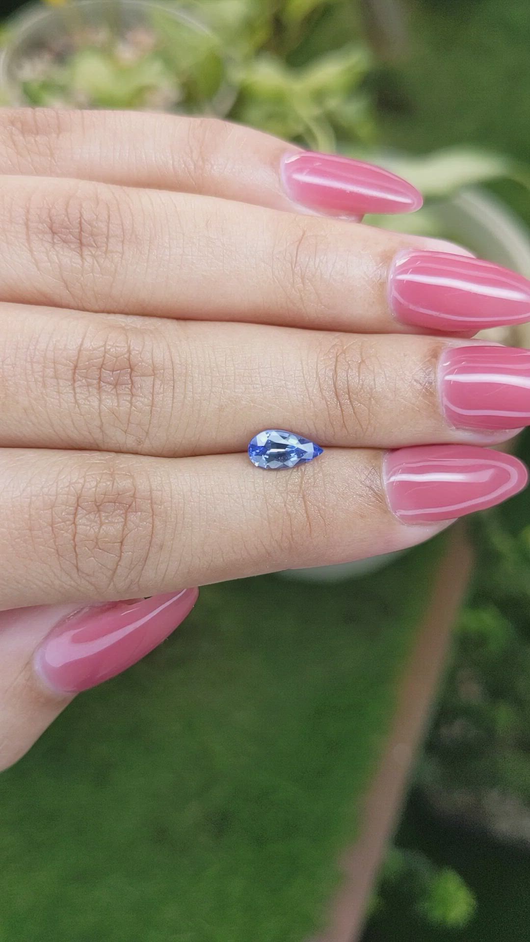 1.01 Ct. Blue Sapphire from Ceylon (Sri Lanka) Size Video