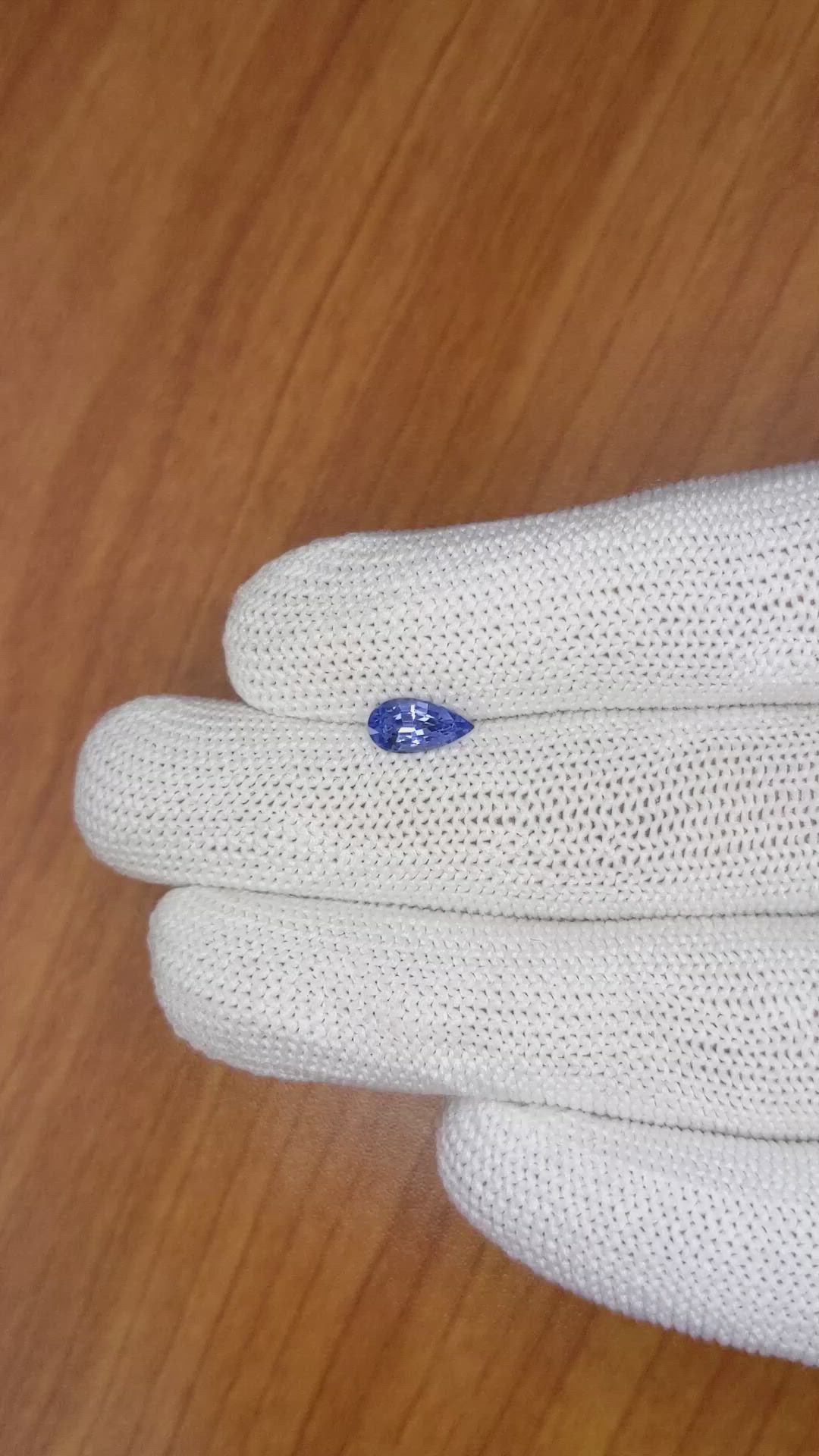 1.01 Ct. Blue Sapphire from Ceylon (Sri Lanka) Size Video