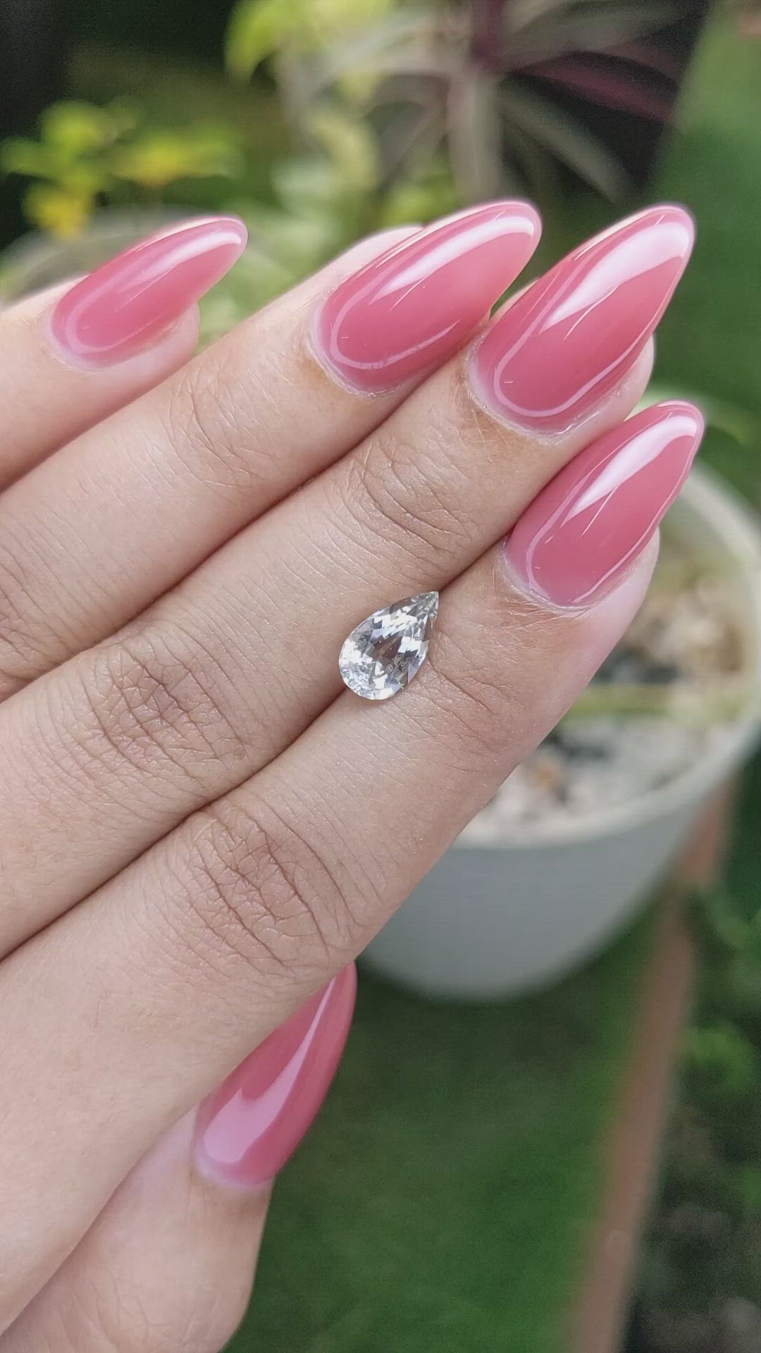 1.90 Ct. Green Sapphire from Ceylon (Sri Lanka) Size Video